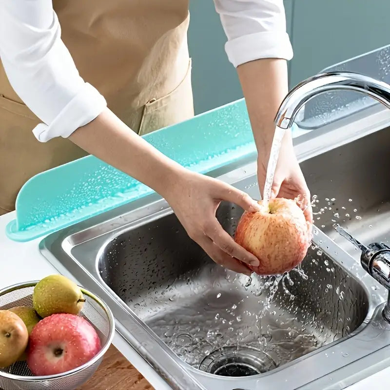 Sink Splash Guard, Sink Splash Guard in Kitchen, Silicone Sink Edge Protector Splash Guards