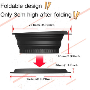 Silicone Ice Facial Bowl with Ice Tray | Foldable Face Ice Bath Basin | Skin Tightening & Pore Care Tool
