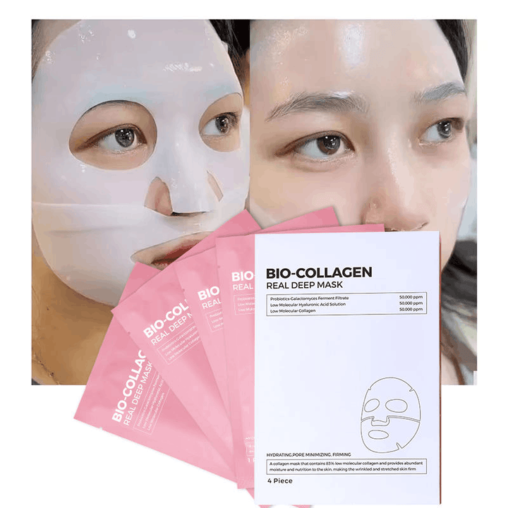 Collagen Face Mask Sheet | Overnight Moisturizing Glass Skin Mask