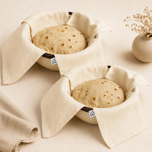 100% Cotton Chapati Cover Double Layer Cloth For Soft Roti Storage