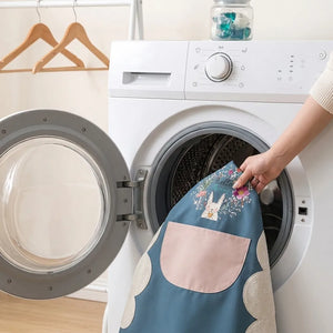 Waterproof Kitchen Apron for Women with Built-In Towel & Front Pocket | Comfortable Cooking Apron for Home & Chef Use