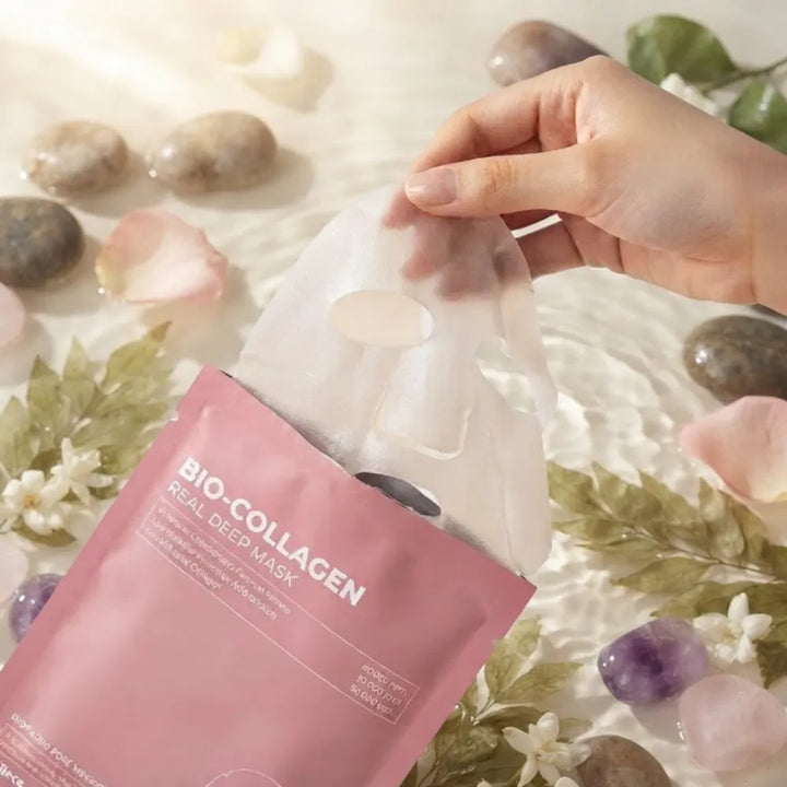 Collagen Face Mask Sheet | Overnight Moisturizing Glass Skin Mask