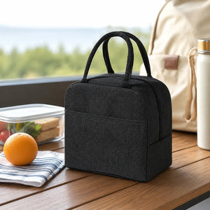 Portable Insulated Lunch Bag | Waterproof Thermal Cooler Tote with Aluminum Foil Lining | Bento Food Storage Bag for Office, School, Travel & Picnic