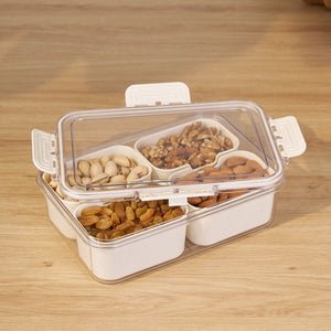Multi-Compartment Food Storage Box | Organized Airtight Meal Prep & Pantry Solution