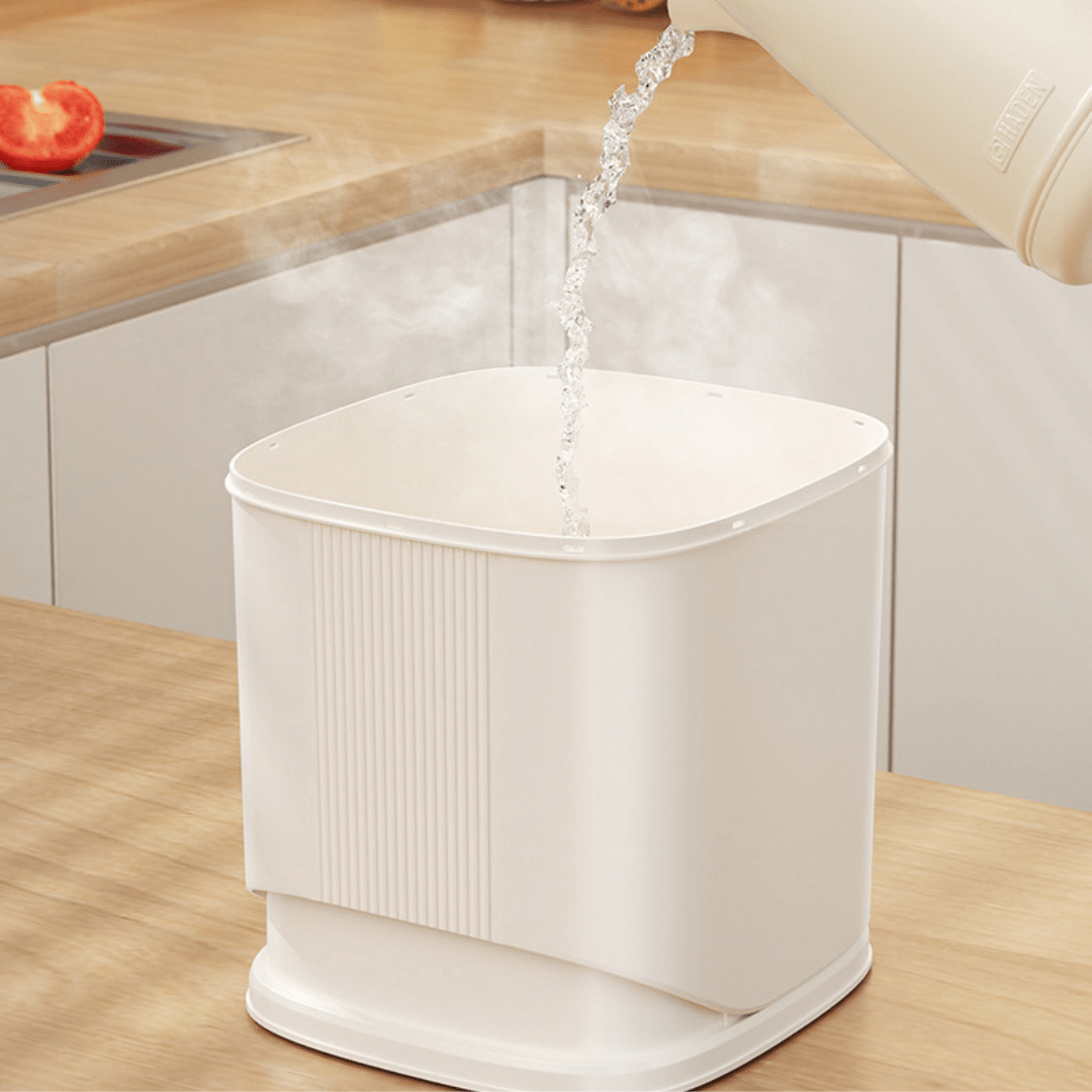 Large 6kg Moisture-Proof Grain Dispenser & Rice Storage Bin | Airtight Bulk Food Organizer