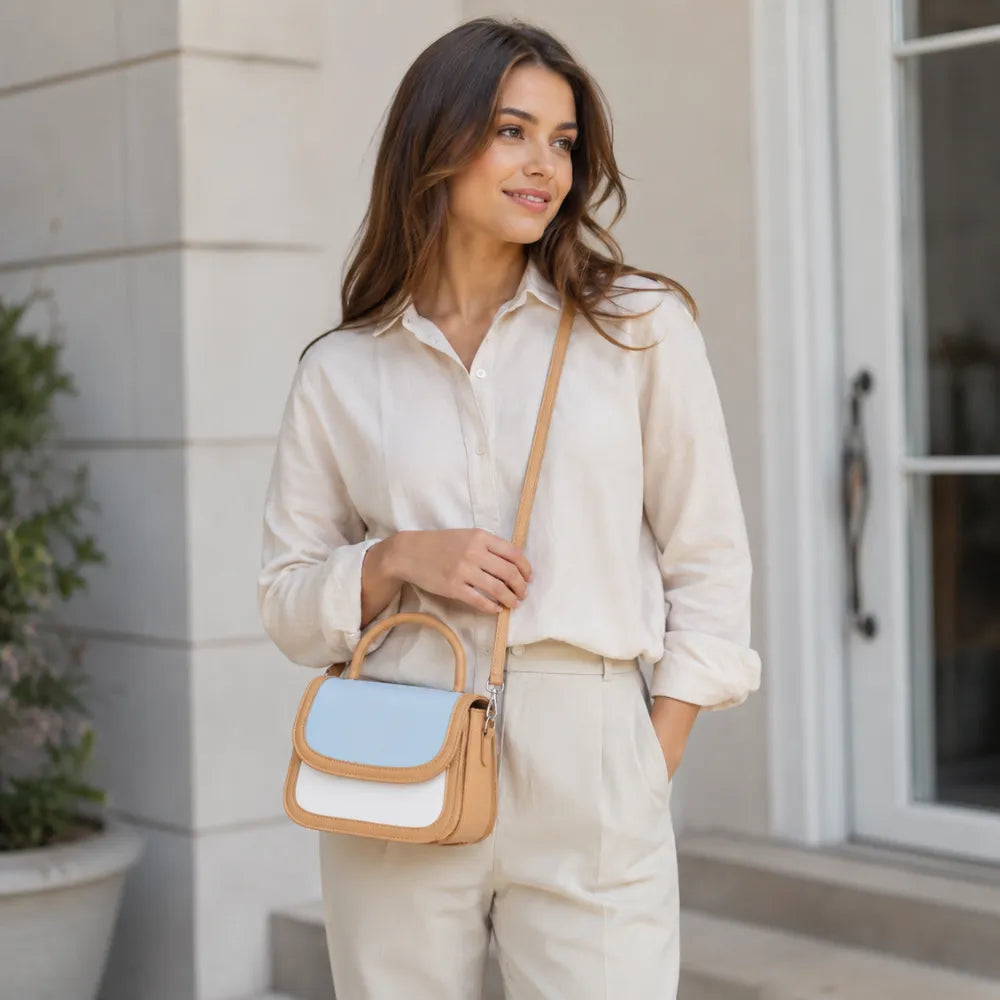 Women's Satchel Handbag | Stylish Crossbody Shoulder Tote Messenger Bag for Girls & Ladies