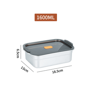 Multifunctional Vacuum-Sealed Stainless Steel Food Storage Container | Airtight & Oven Safe