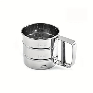 Heavy Duty Stainless Steel Flour Sifter with Handle – Baking Essentials