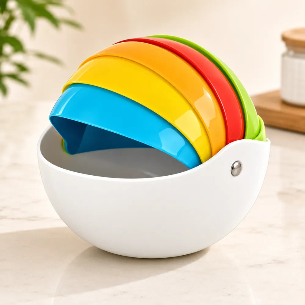 Rainbow Foldable Multifunction Tissue Box | Tissue Holder, Candy, Fruit Bowl & Snack Storage Organizer