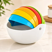 Rainbow Foldable Multifunction Tissue Box | Tissue Holder, Candy, Fruit Bowl & Snack Storage Organizer