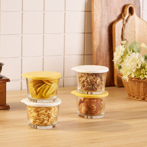 Crystal Clear Glass Sealed Fresh-Keeping Box | Premium Airtight Storage Container