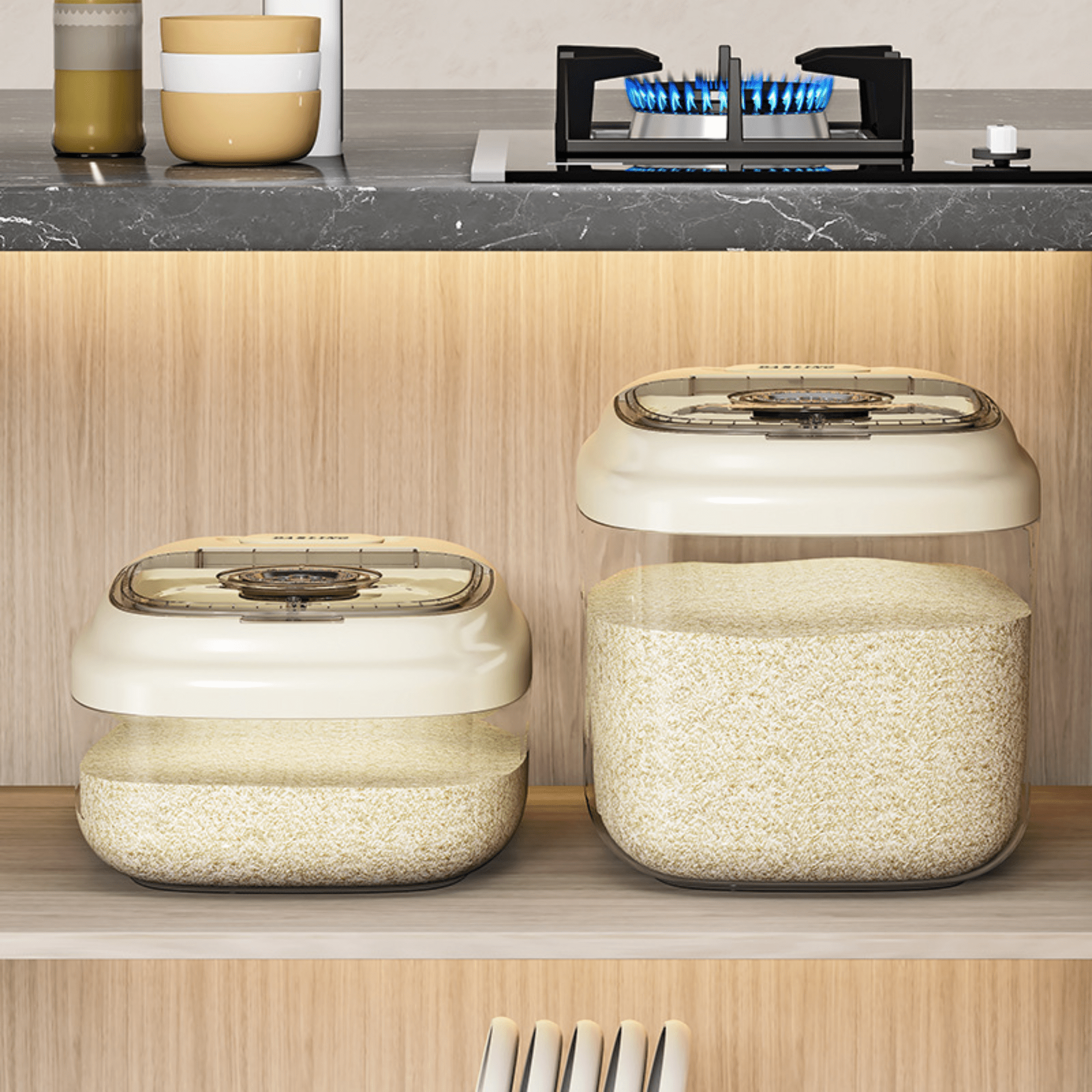 Airtight Food Storage Container with Leak-Proof Seal | Multipurpose Pantry & Fridge Organizer