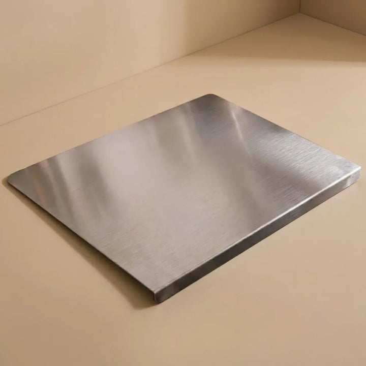 Bend Stainless Steel Chopping Board | 28.5 × 35.5 cm Metal Cutting Board