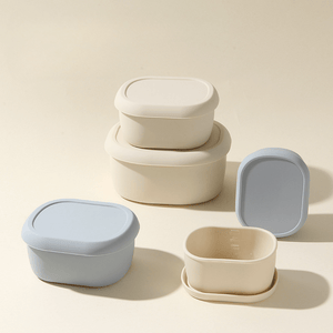 Multi-Use Silicone Food Storage Container with Lid | Flexible, Airtight Daily Storage Solution