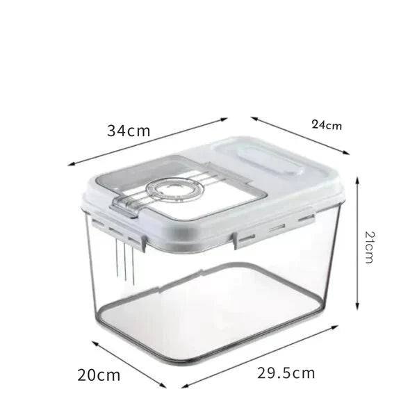 Premium Airtight Food Storage Container | Keep Grains Fresh & Protected