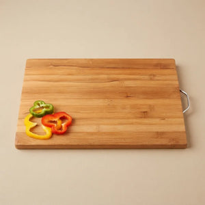 Premium Solid Wooden Chopping Board | Thick Butcher Block Cutting Board with Juice Groove | Knife-Friendly Kitchen Cutting Board