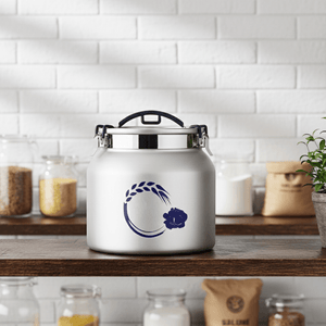 Premium Aluminum Alloy Grain Storage Container | Vacuum Sealed Freshness