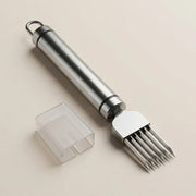 6-Blade Stainless Steel Vegetable Grater & Scallion Cutter | Onion, Herbs & Vegetable Shredder | Multi-Blade Chopping Knife