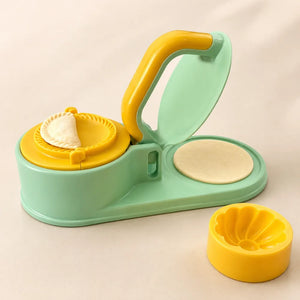 3-in-1 Dumpling Maker Machine | Momo, Gujiya, Samosa & Karanji Dough Press | Dumpling Skin Press Mould