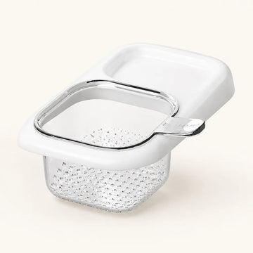 Kitchen Sink Strainer Basket with Suction Cup | Press-Type Food Waste Catcher & Removable Drain Basket for Sink & Wash Basin