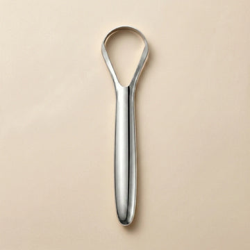 Stainless Steel Tongue Cleaner | Metal Tongue Scraper for Fresh Breath & Oral Hygiene | Durable Rust-Resistant Tongue Cleaner (Small Size)