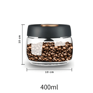 Coffee Bean Storage Jar | UV-Protecting Airtight Glass Container for Fresh Flavor