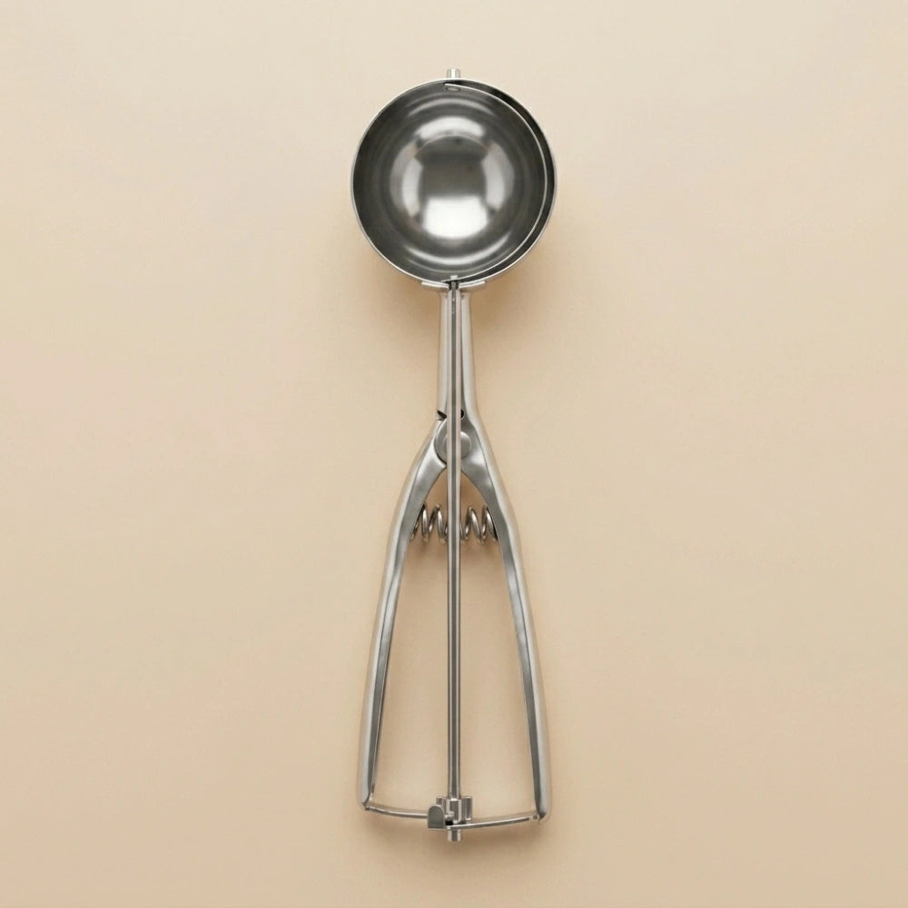 Stainless Steel Ice Cream Scoop Spoon | Heavy-Duty Ice Cream Serving Scoop for Gelato, Sorbet & Cookie Dough