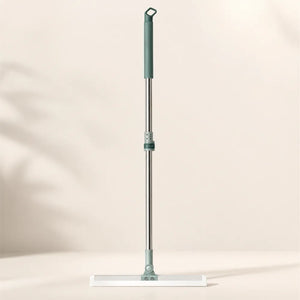 Slim Floor Squeegee Mop with Telescopic Handle | 360° Rotating Silicone Floor Wiper for Bathroom, Kitchen, Windows & Floor Cleaning