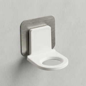 Wall Mounted Shampoo & Soap Bottle Holder | Self Adhesive No Drill Bathroom & Kitchen Dispenser Rack