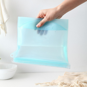 Reusable Silicone Food Storage Bags - Airtight, Microwave & Freezer Safe, BPA-Free Food Grade Containers