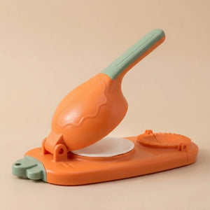 2-in-1 Dumpling Maker Machine | Momo, Gujiya & Ghughra Skin Press Mould | Dough Press Kitchen Tool