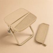 Portable Folding Stool with Carry Pouch | Lightweight Travel Seat | Compact Foldable Stool for Camping, Fishing, Picnic & Outdoor Use