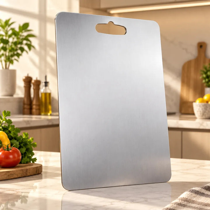Stainless Steel Chopping Board | Multipurpose Metal Cutting Board for Kitchen