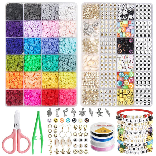 Bracelet Making Kit for Girls – DIY Jewelry Set with Beads & Charms | Creative Craft Gift for Kids & Teens (Ages 5–16)