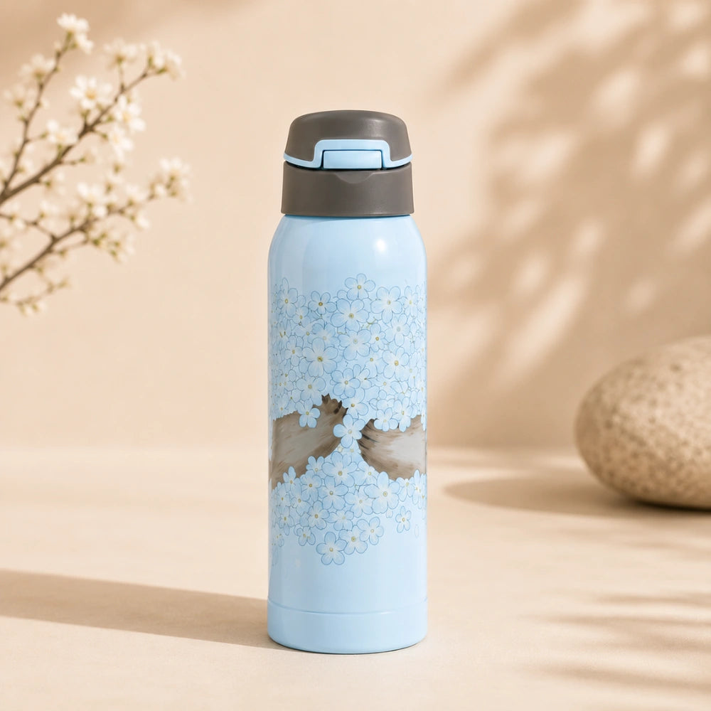 500ML Double Wall Vacuum Insulated Stainless Steel Sports Bottle | Hot & Cold Water Flask | Leakproof Travel Bottle