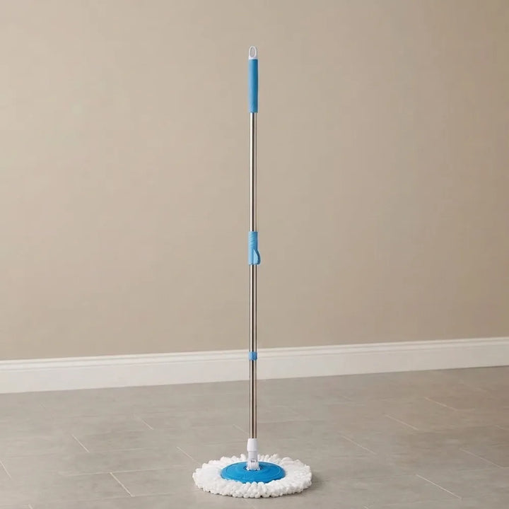 Professional Spin Mop with Telescopic Handle | Adjustable Microfiber Floor Cleaning Mop for Tiles, Wood, Marble & Wall Dusting