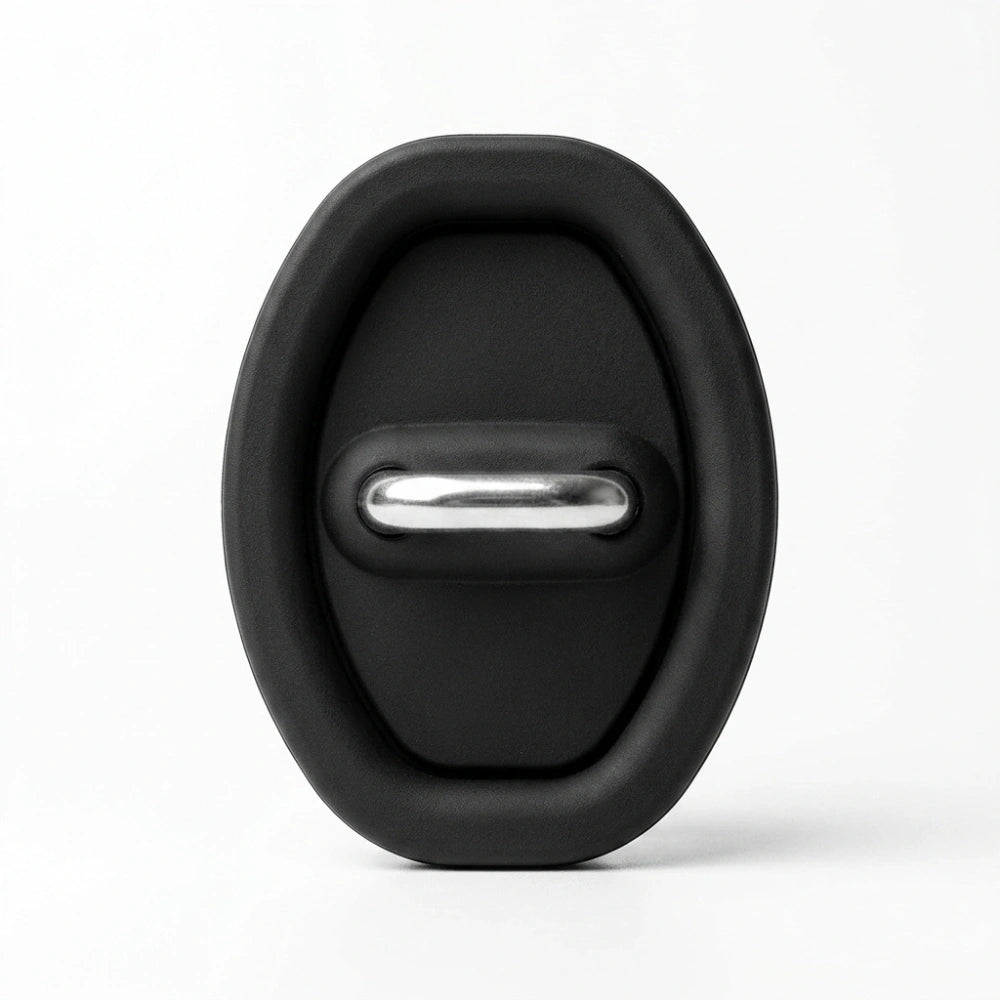 Car Door Lock Protector Cover | Silicone Rubber Shock Absorber Pads for SUV & Car Door Latch Protection 4PCS set