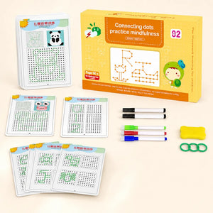 Magical Reusable Tracing Workbook Set for Kids | Alphabet, Numbers & Pen Control Handwriting Practice Book | Preschool Early Learning Educational Toy