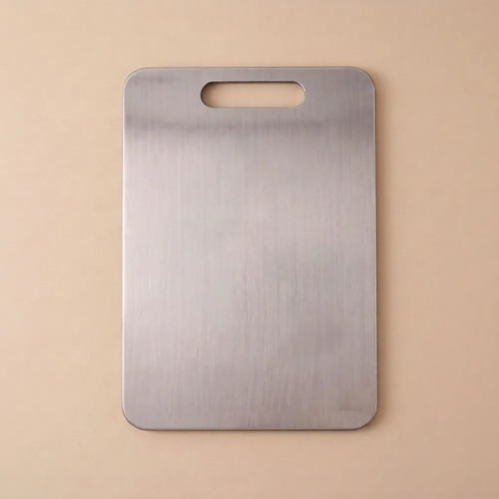 Stainless Steel Chopping Board | Heavy-Duty Food Grade Metal Cutting Board | Rustproof Multipurpose Kitchen Cutting Plate