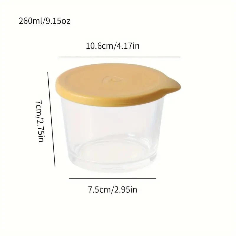 Crystal Clear Glass Sealed Fresh-Keeping Box | Premium Airtight Storage Container