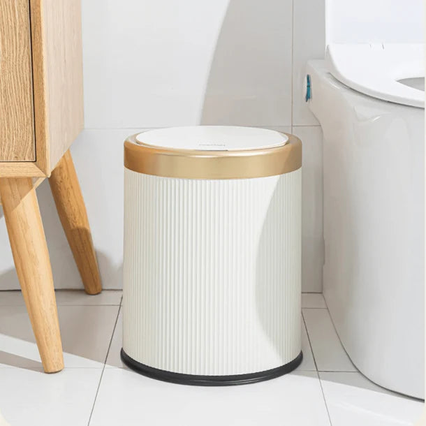 Smart Automatic Round Plastic Trash Can with Lid(13L)