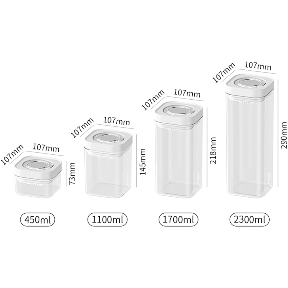 High-Capacity Airtight Food Container | Keep Food Fresh, Organized & Easy to Store