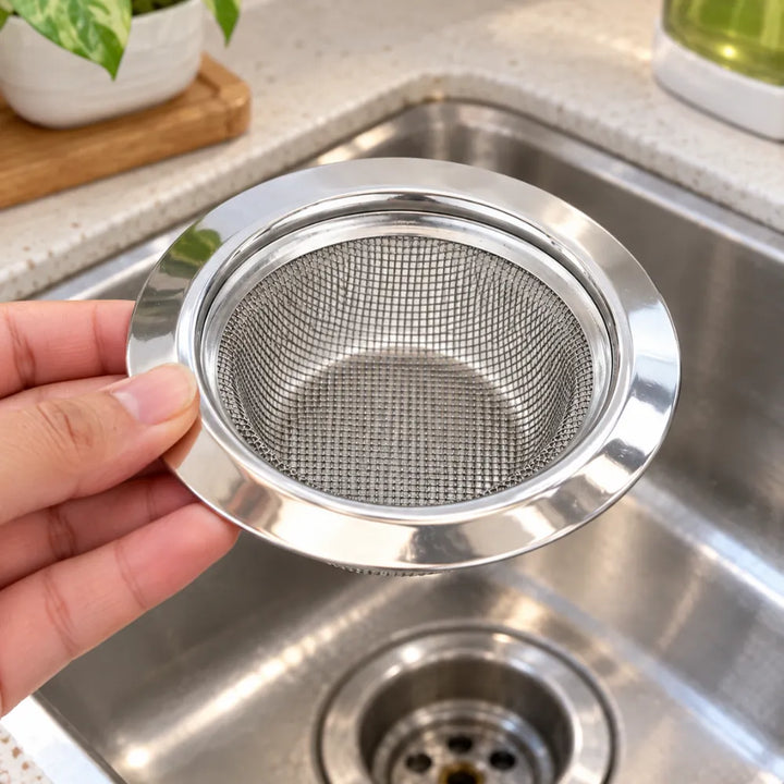 Stainless Steel Sink Jali 9.5 cm | Kitchen Drain Strainer