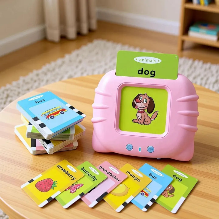 Talking Baby Double-Sided Flash Cards | Interactive Montessori Learning Toy | Cognitive Skills & Educational Toy for Kids 2+ Years