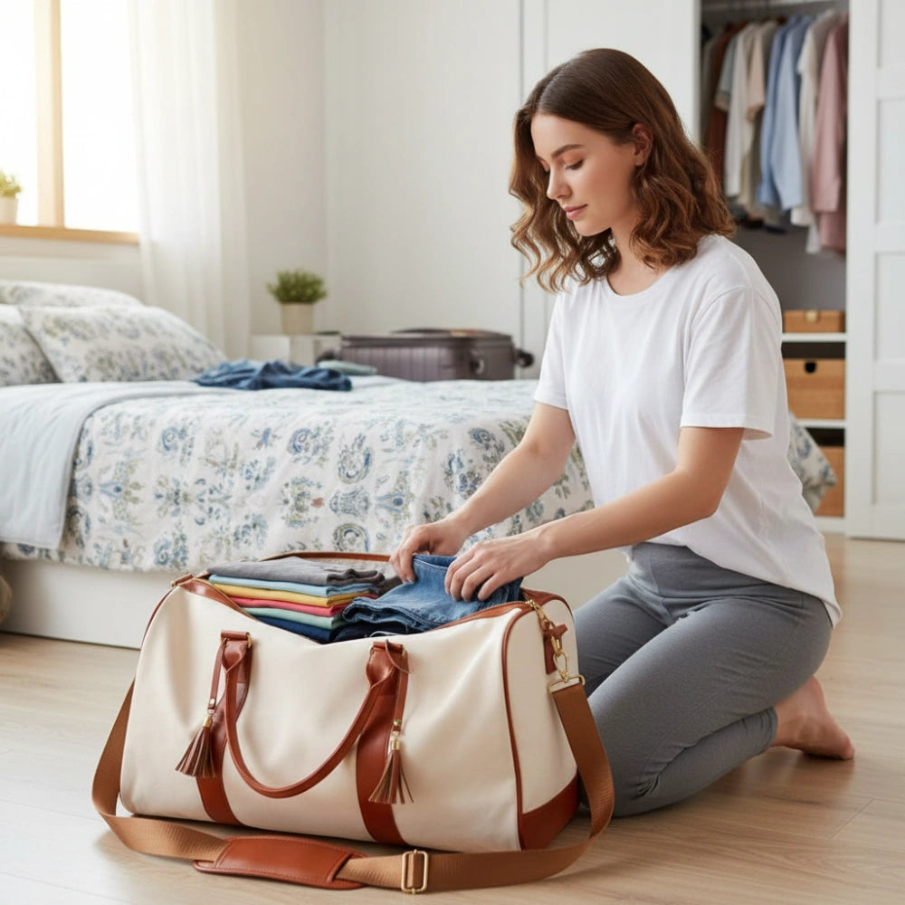2-in-1 Convertible Garment Duffle Bag for Travel