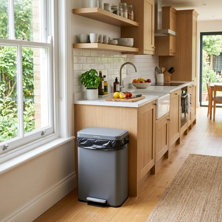 Medium Garbage Bags 30 pcs – Strong Leak-Proof Dustbin Liners for Home & Office