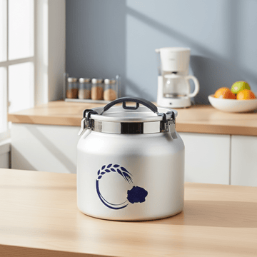 Premium Aluminum Alloy Grain Storage Container | Vacuum Sealed Freshness