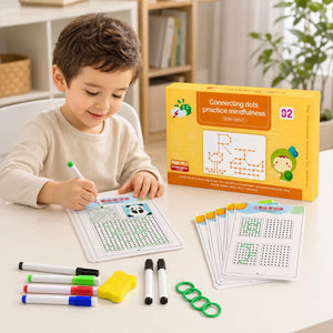 Magical Reusable Tracing Workbook Set for Kids | Alphabet, Numbers & Pen Control Handwriting Practice Book | Preschool Early Learning Educational Toy