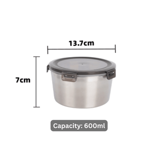 Premium Stainless Steel Food Storage Container | Eco-Friendly & Durable Kitchen Essential