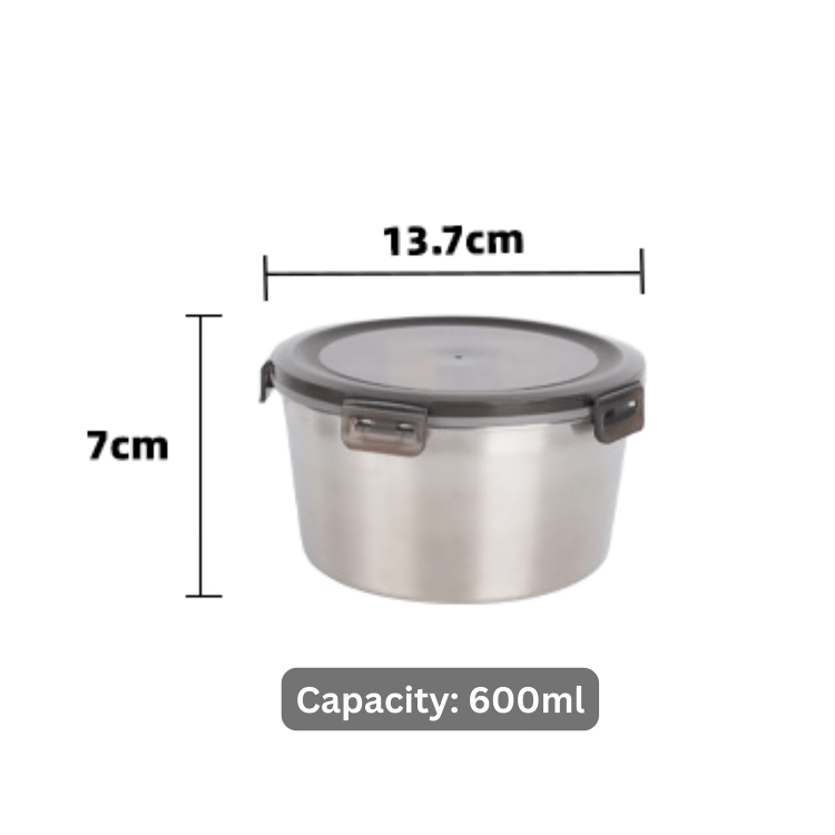Premium Stainless Steel Food Storage Container | Eco-Friendly & Durable Kitchen Essential